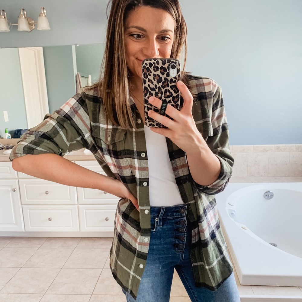 Old navy flannel button down